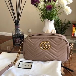 GG Marmont small matelassé shoulder bag